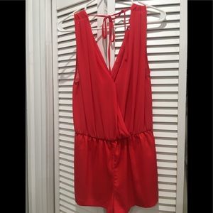 Red romper